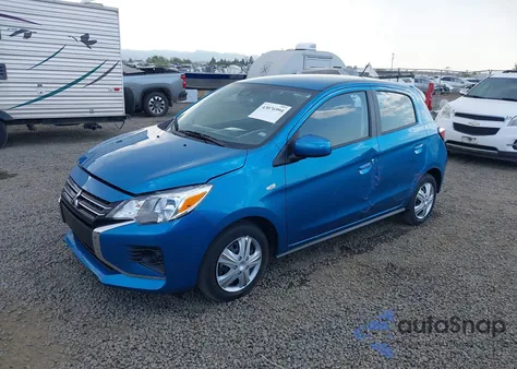 2024 Mitsubishi Mirage Es/Le z USA, uszkodzony, nr VIN ML32AUHJXRH020042